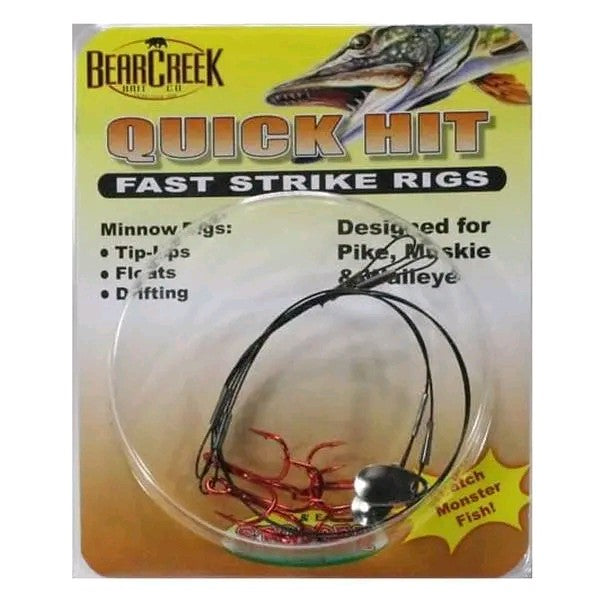 Bear Creek Quick Hit Fast Strike Ice Fishing Rigs