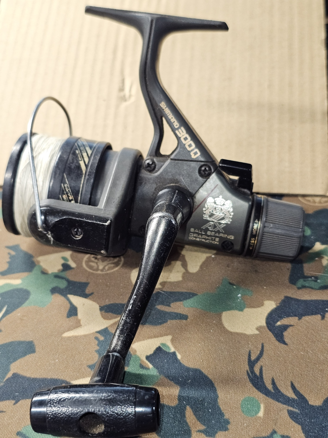 Shimano AX 300Q Graphite R3 Spool Fishing Reel